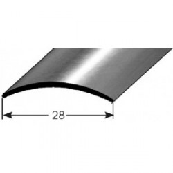 Přechodový profil 28 x 1,5 mm, aluminium, elox., samolepící