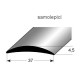 Přechodový profil 37x4,5 mm, Aluminium elox., středově vrtaný