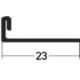 Profil pro dlažbu/oddělovací profil 2,5 m dlouhý