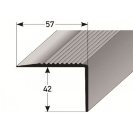 PVC - schodové hrany 42 x 57 mm
