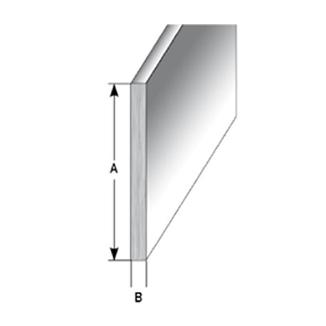 Rovná soklová lišta 60 x 3 mm Aluminium TYP l-tvar, SAMOLEPÍCÍ