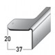 NEREZ - opravný úhel B20 pro betonové schody matné K180