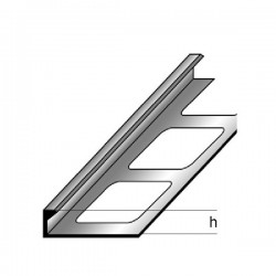 Profil pro dlažbu / oddělovací profil 2,5m - PVC